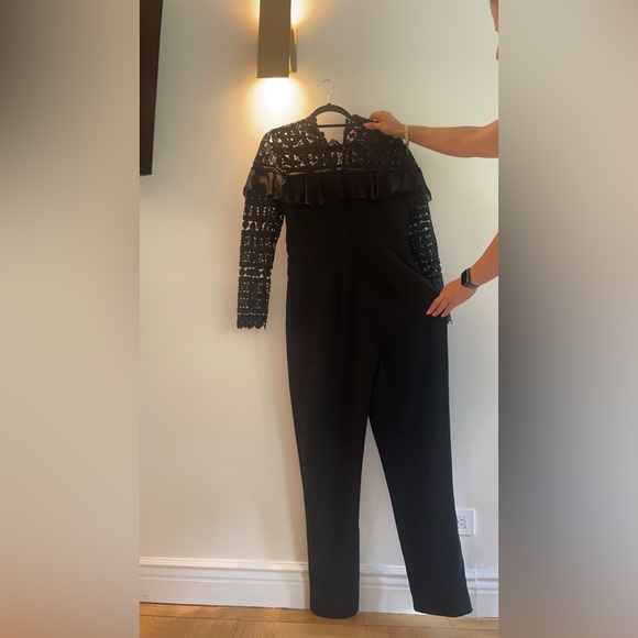 Slate & Willow Black Long Sleeved Jump Suit - Picture 2 of 5